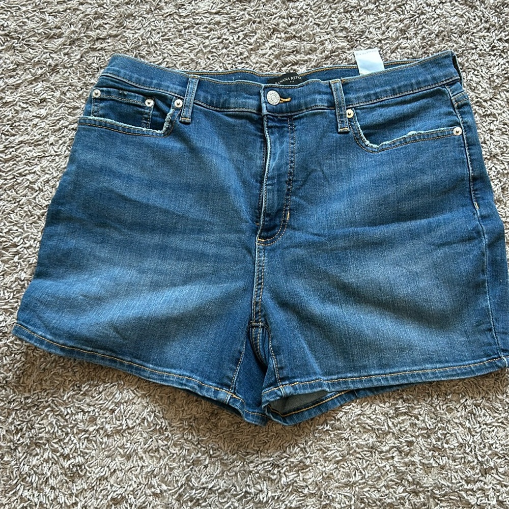 Banana Republic Factory Dark Blue Denim Shorts